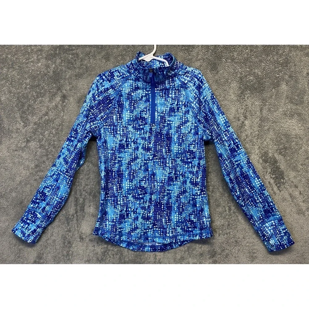 Mambo Australia Kids Girls Size 7/8 1/4 Zip Pullover Shirt